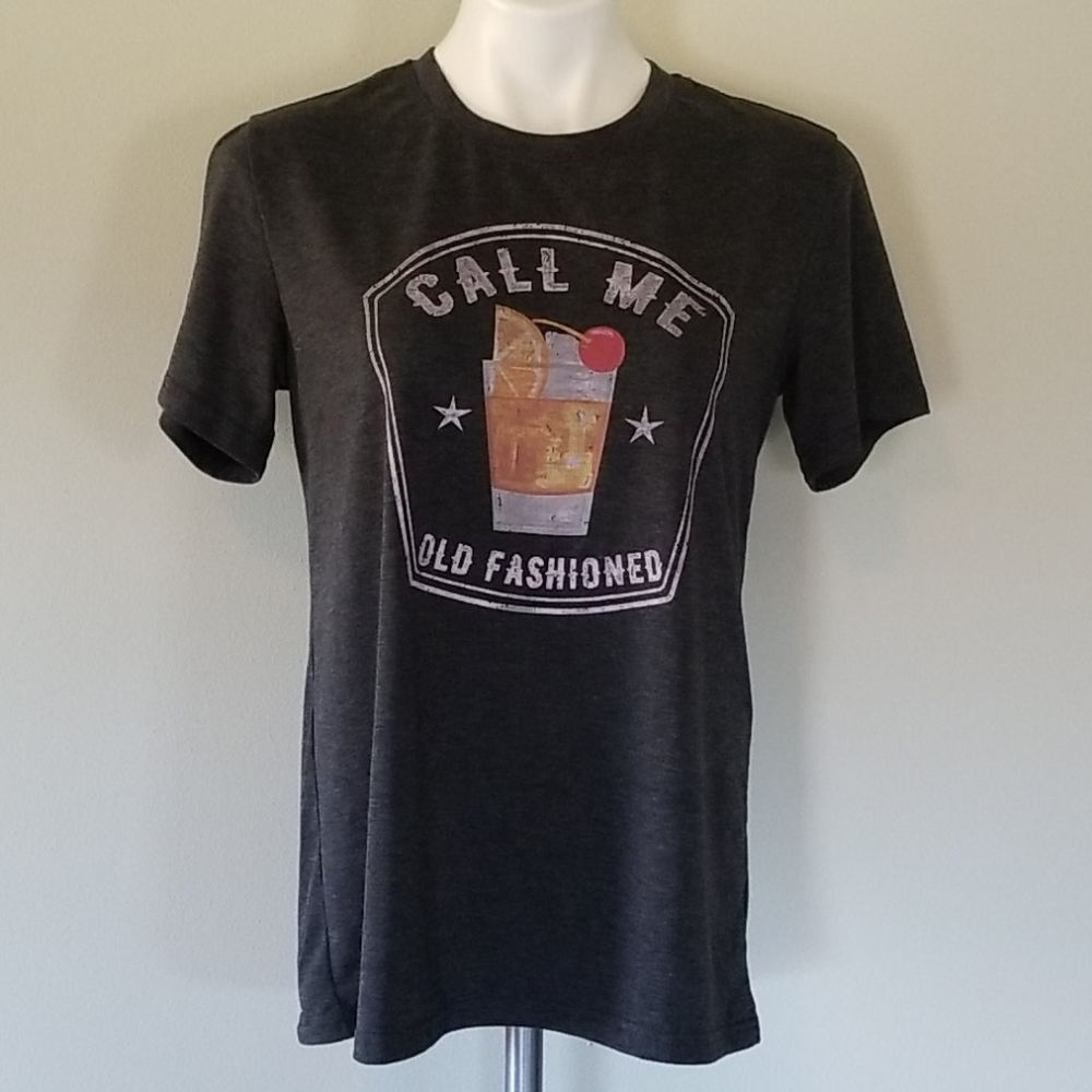 Call Me Old Fashioned Small Grey Tee Shirt Small